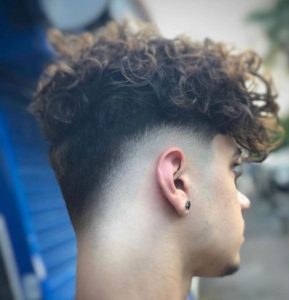 Cool Hairstyle For Men with Curly Hair