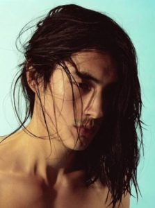 asian men with long hair