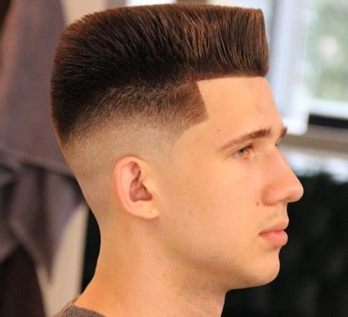 90s mens hairstyles Flat Top Straight