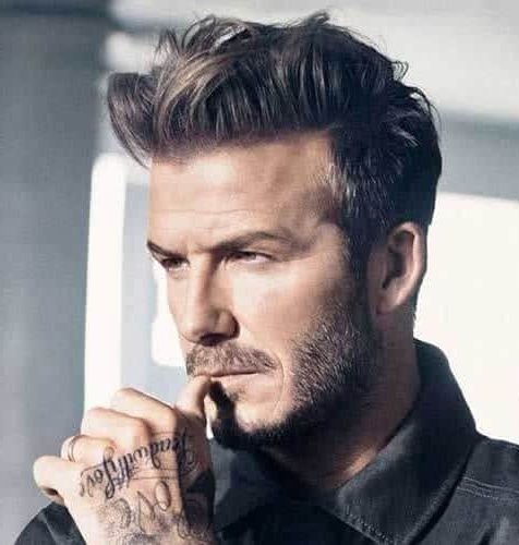 David Beckham Messy Mens Hairstyles