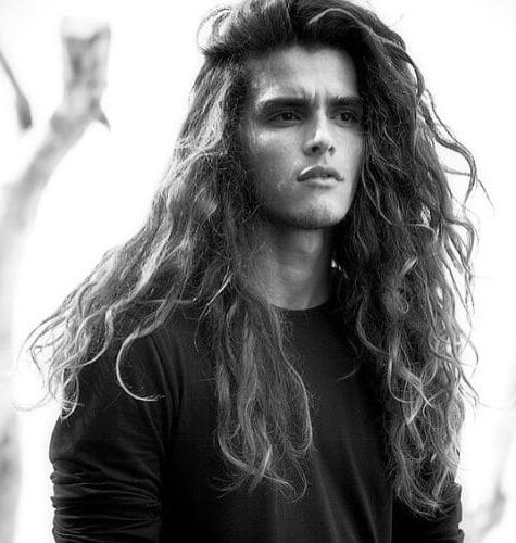 Long Messy Hairstyles for Men