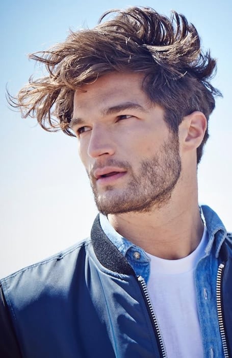 Messy Blowout messy mens hairstyles