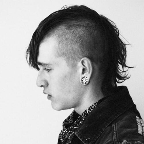 Relaxed Mohawk Punk Hairstyles for Guys