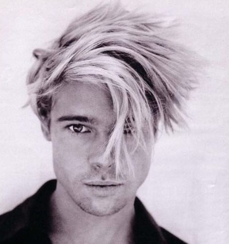 The Brad Pitt Messy Hairstyles Men