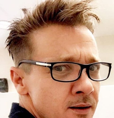 The Jeremy Renner Messy Haircut 