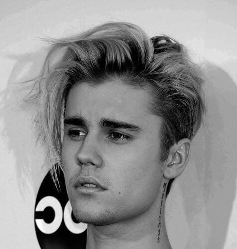 The Justin Bieber Messy Hairstyles Men