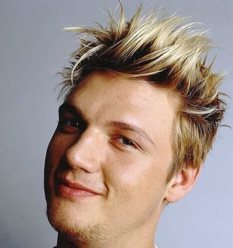 The Nick Carter Messy Hairstyles for Men