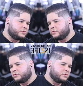 hairstyles for fat man