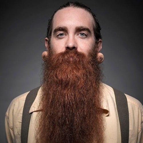 Brown Hair Red Beard Viking Styles