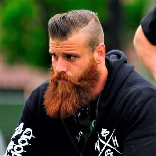 Fanned Out Viking Beard Styles