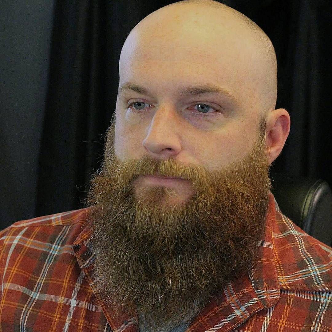 Wavy Beard With Shaved Head 