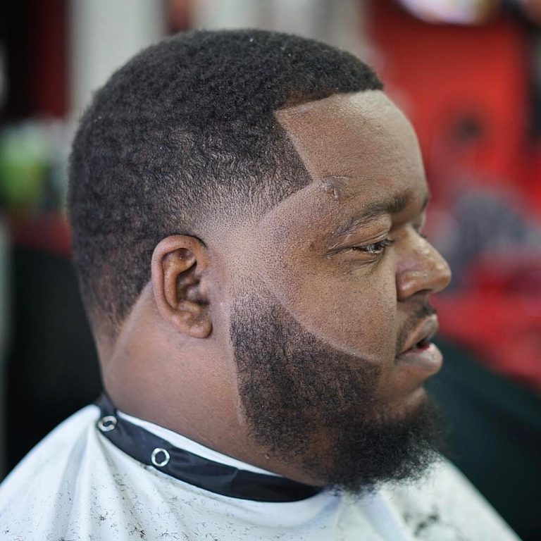 drop fade haircut black men