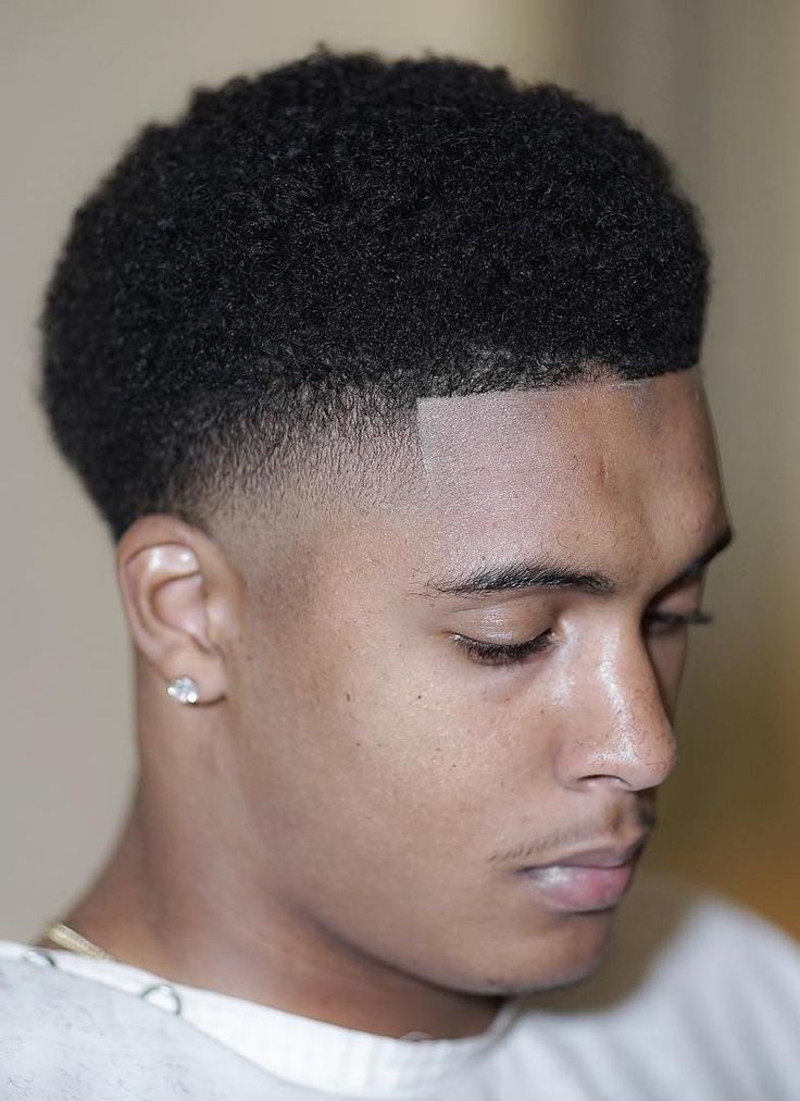 For Black Mens Fade Hairstyle