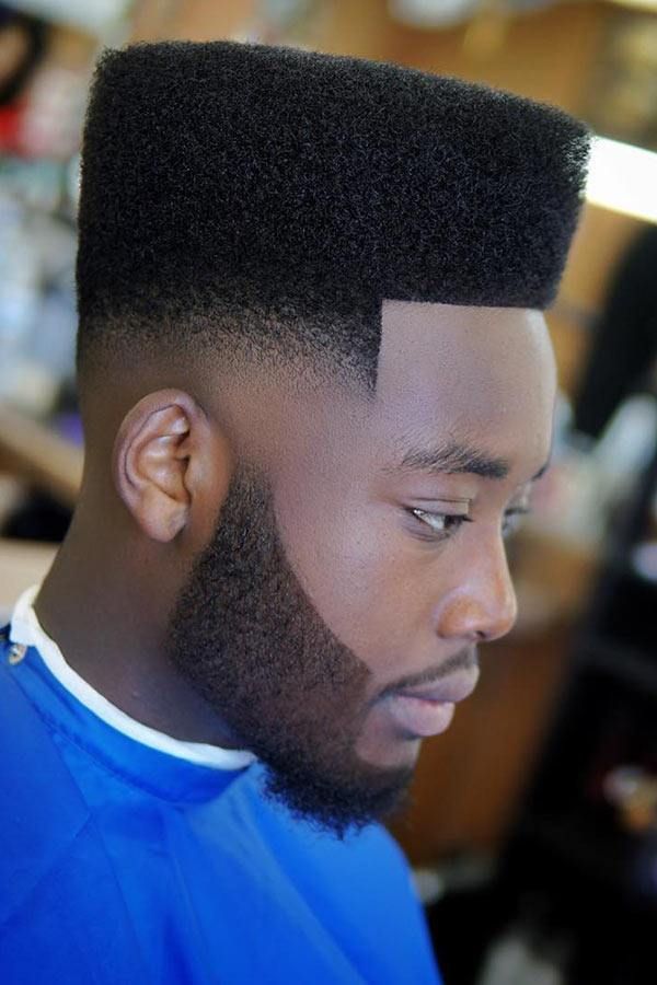 For Black Mens Fade Hairstyle