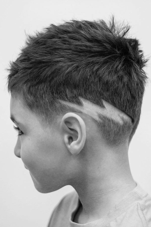Scissor Cut With Design For Your Little boys haircuts
