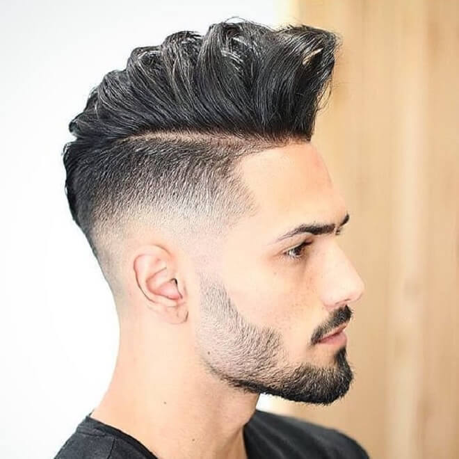 high Skin Fade With Quiff