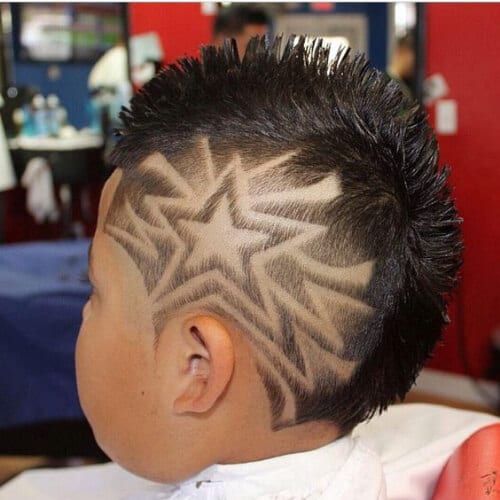 Freehand Star Designs Haircuts