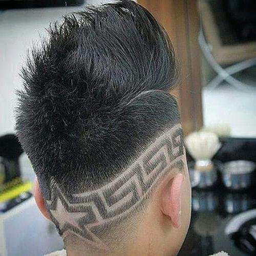 Greek Star Designs Haircuts