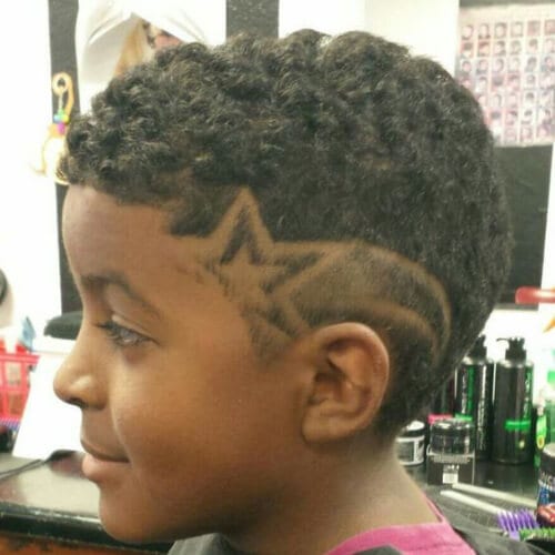 Star Designs Haircuts with Curly Hair