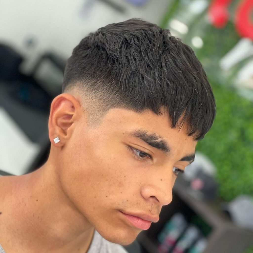 Textured Fringe haircuts-for-Mexican-men