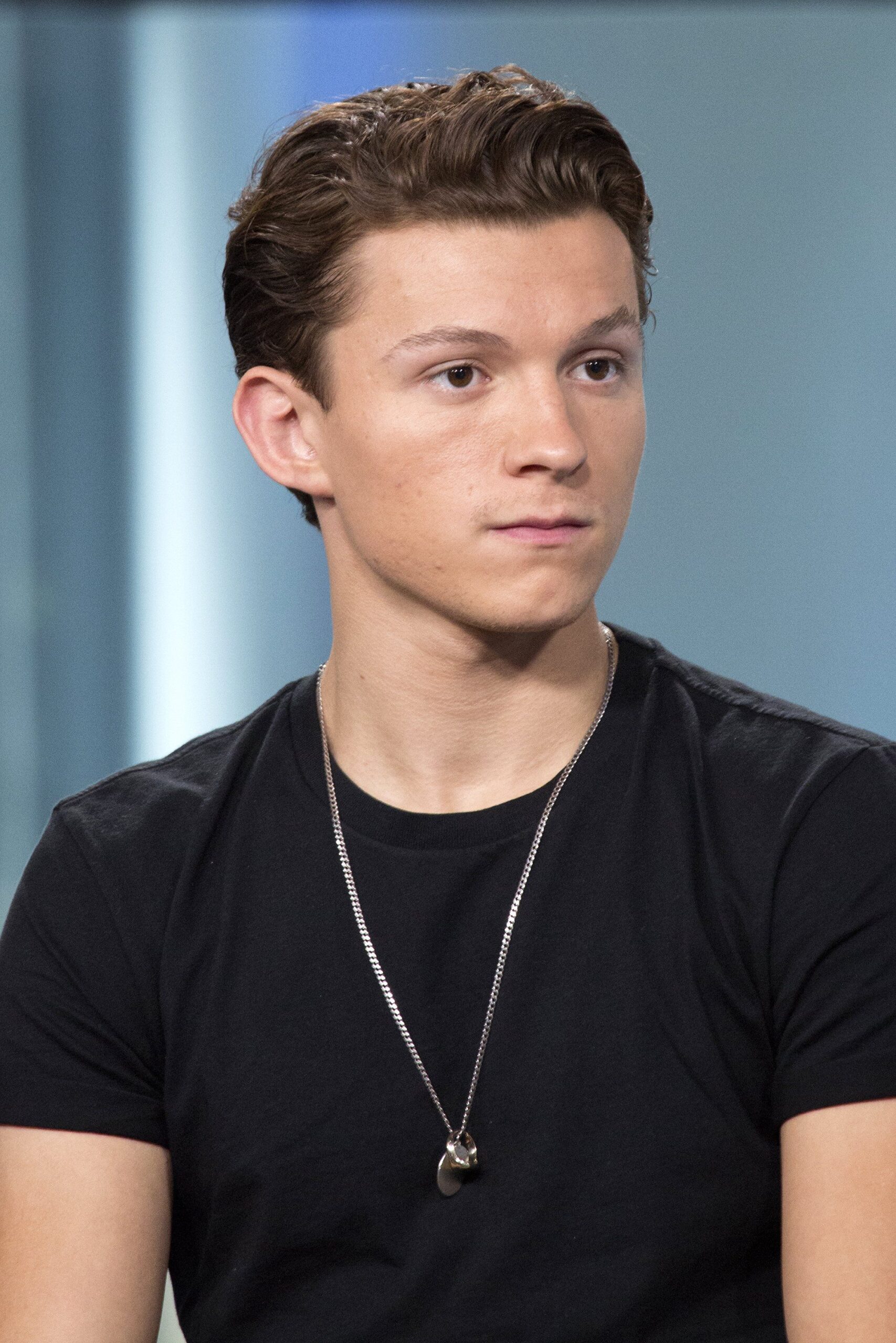 Tom Holland Back Combed Hair